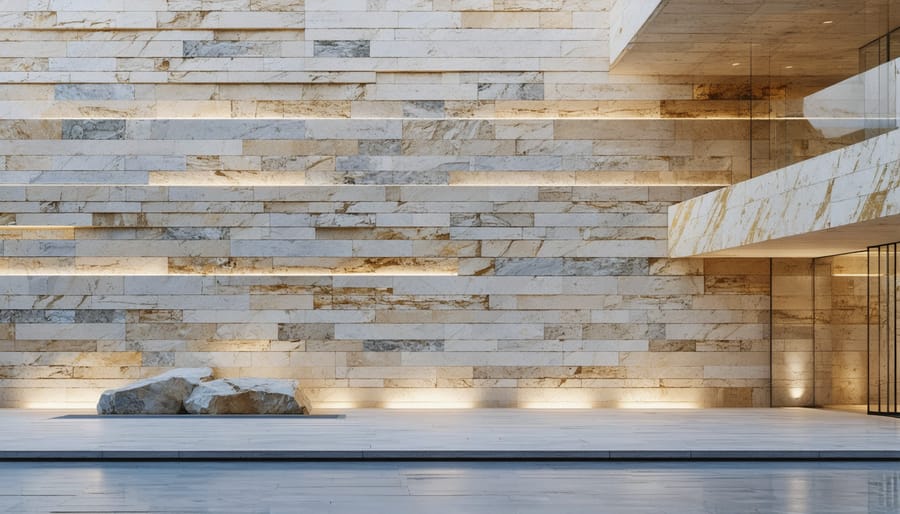 سنگ تراورتن در نما